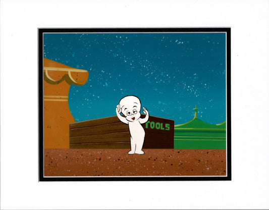 Casper The Friendly Ghost Animation Cartoon Cel Drawing n OBG Hanna Barbera 1979