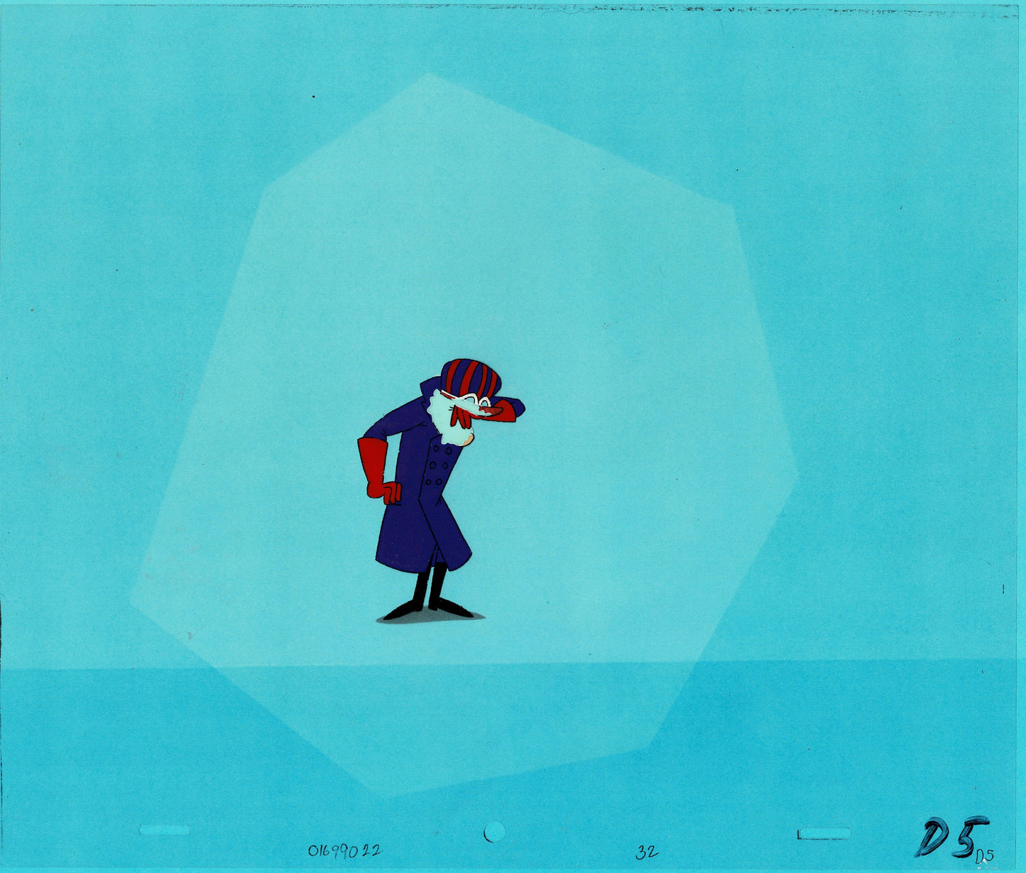 Dastardly Production Animation art cel and drawing Hanna Barbera Fender Bender 500 1990s