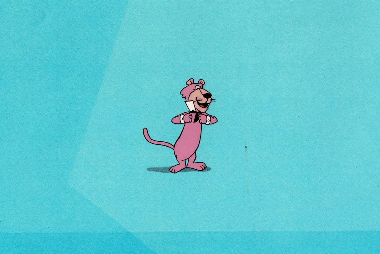 Snagglepuss Production Animation art cel Hanna Barbera Fender Bender 500 1990s