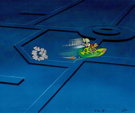 Yogi's Space Race Animation Production Cel Nugget Nose Hanna Barbera 1978 sh