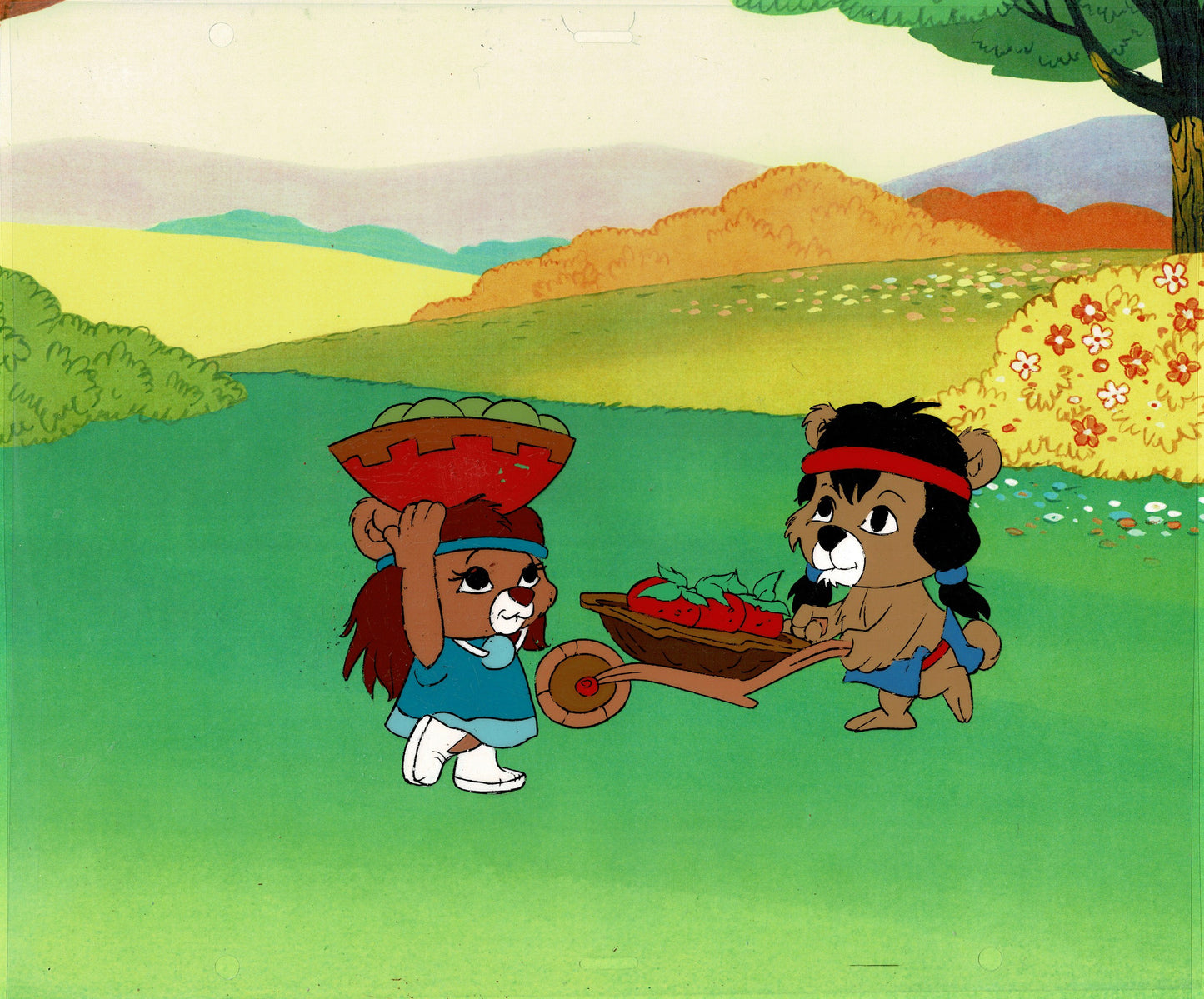 PAW PAWS Original Production Animation Cel from Hanna BARBERA 1985-6 B3106