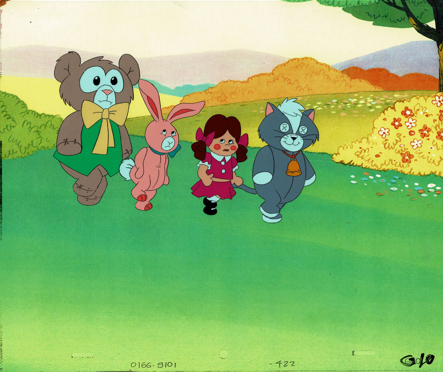 Hallmark Timeless Tales Production Animation Art Cel n drawing Hanna Barbera 91