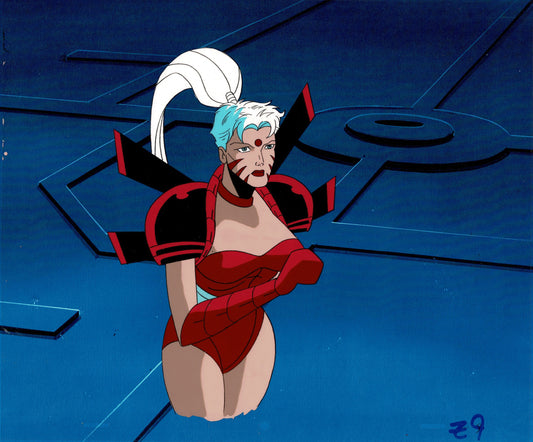 Jim Lee Sexy Zealot WildCATs Production Animation Art Cel Nelvana 1994-5 A-02