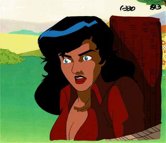 Cadillacs Dinosaurs Hannah Dundee Animation Art Cell Nelvana 1993-1994 z1