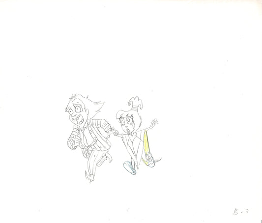 Beetlejuice Lydia Original Production Animation Cel Drawing Nelvana 1989-1991 2