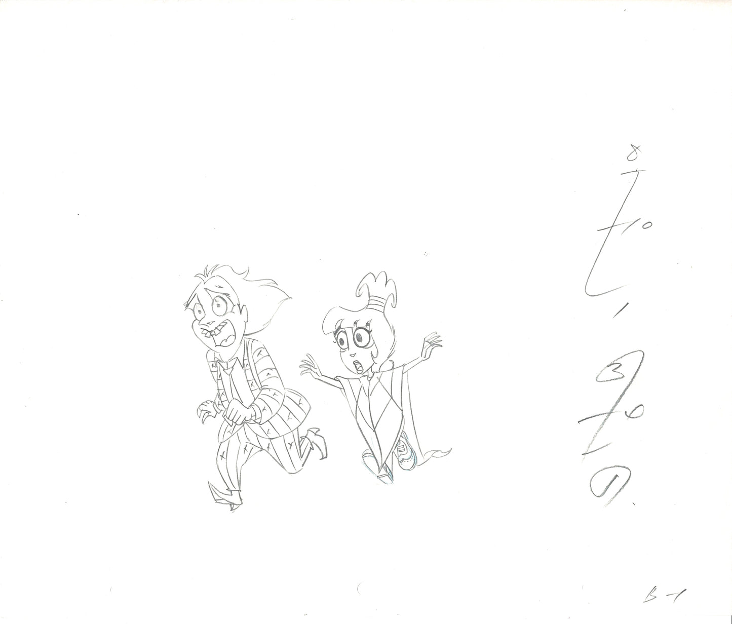 Beetlejuice Lydia Original Production Animation Cel Drawing Nelvana 1989-1991 3