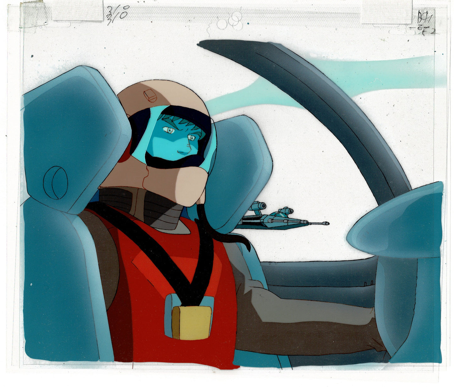 Wing Commander Academy Production Animation Cartoon Art Cel Universal 1996 Mark Hamill