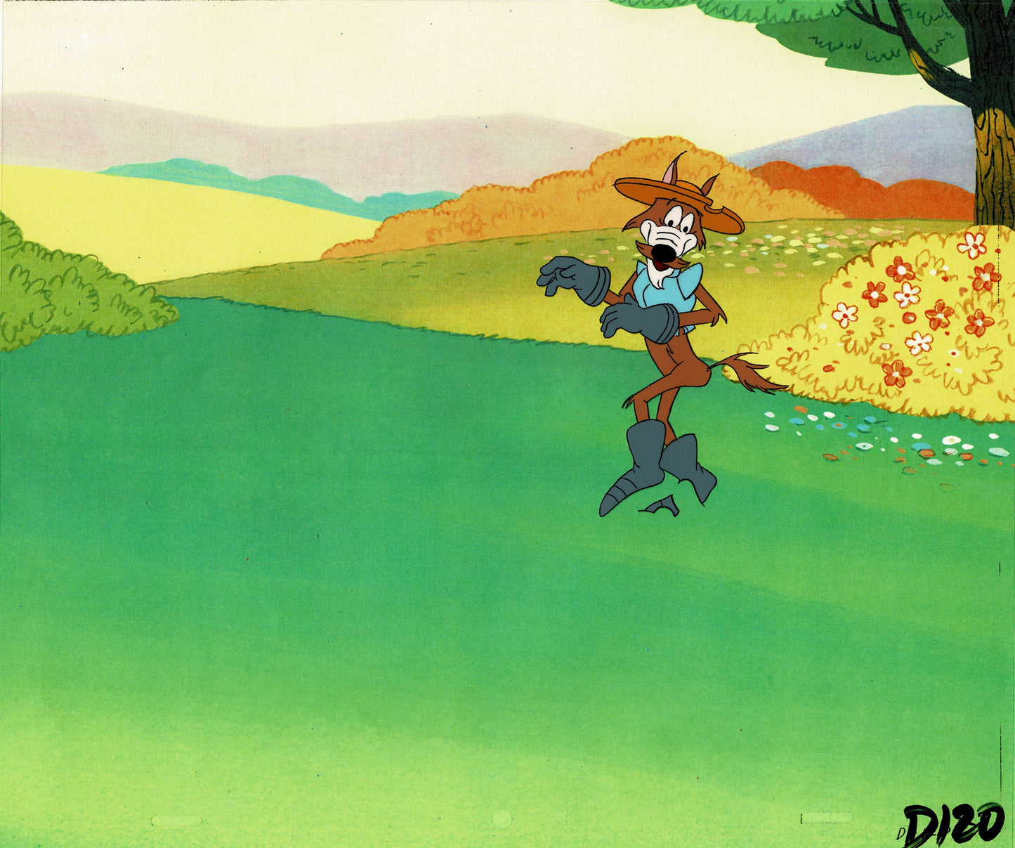 The Adventures of Don Coyote and Sancho Panda Production Animation Cel Hanna Barbera 1990-1991 B1064