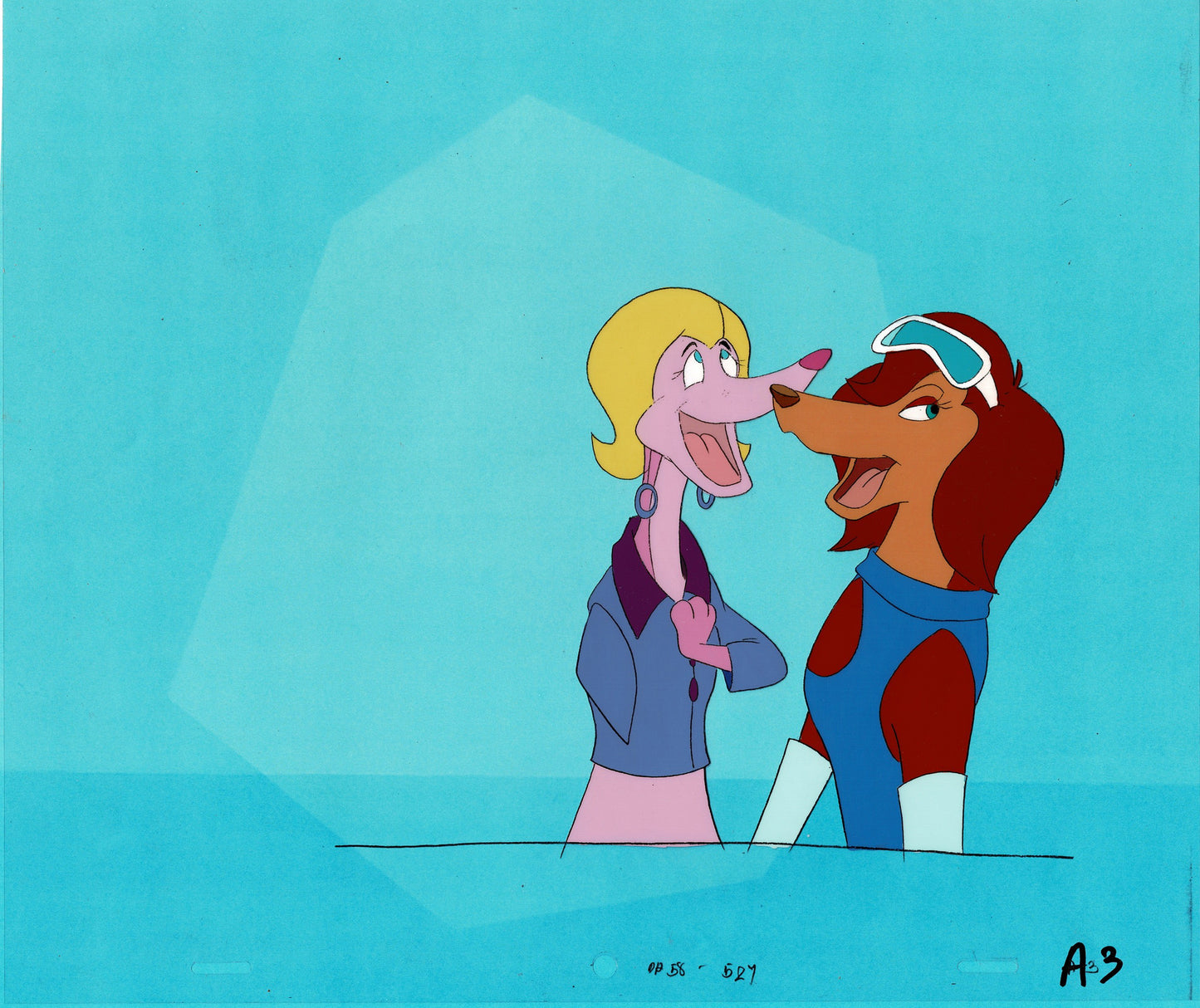 All Dogs Go To Heaven TV Production Animation Cel and Drawing Don Bluth 1996-8 A815