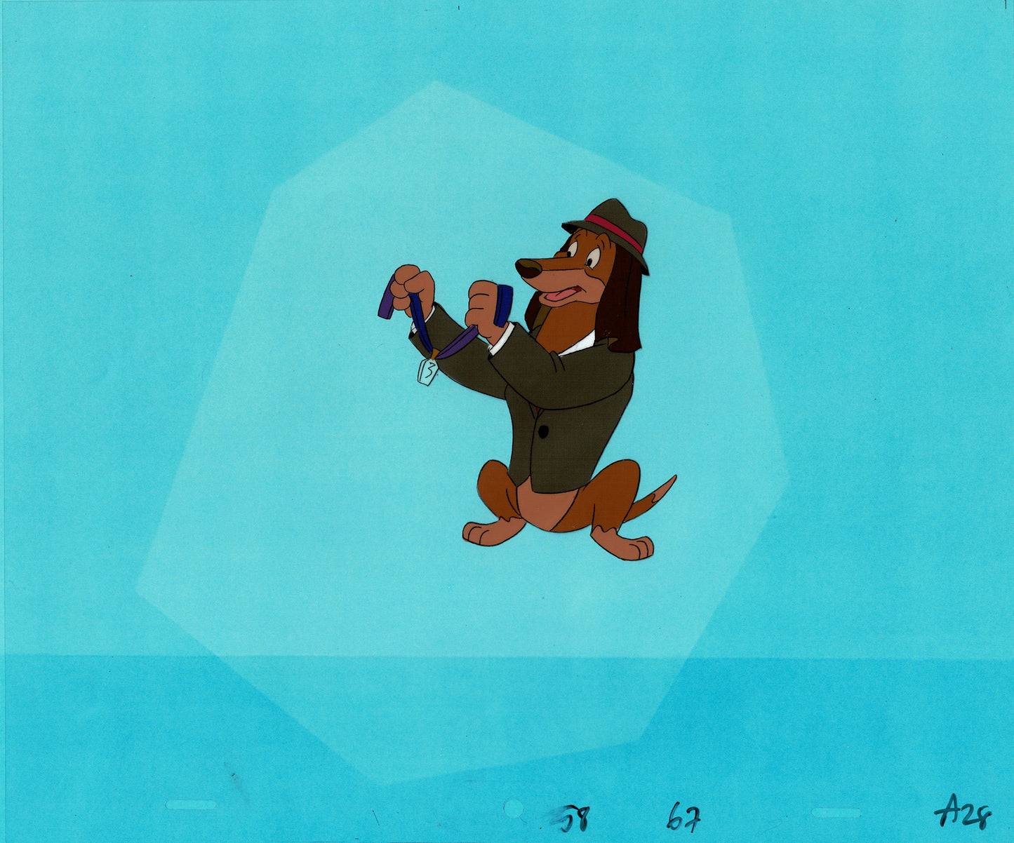 All Dogs Go To Heaven TV Production Animation Cel and Drawing Don Bluth 1996-8 A817