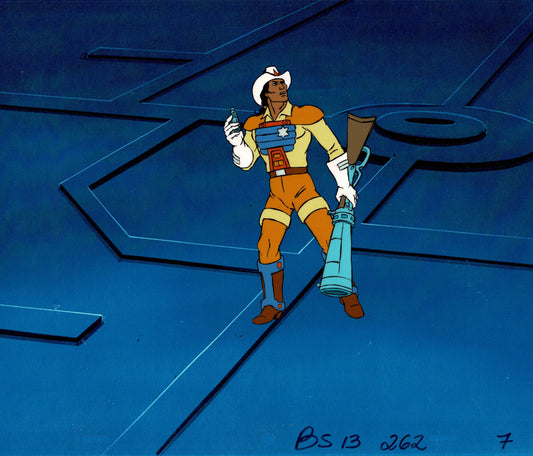 Bravestarr Animation Cartoon Production Cel Used Onscreen from Filmation 1987-8 A-7