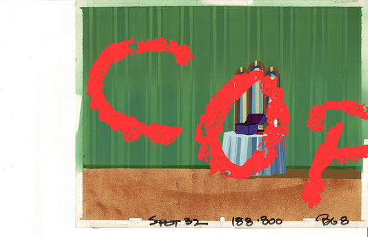 1979 Commercial Original Production Background Hanna Barbera 1