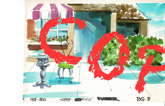 1979 Commercial Original Production Background Hanna Barbera 3