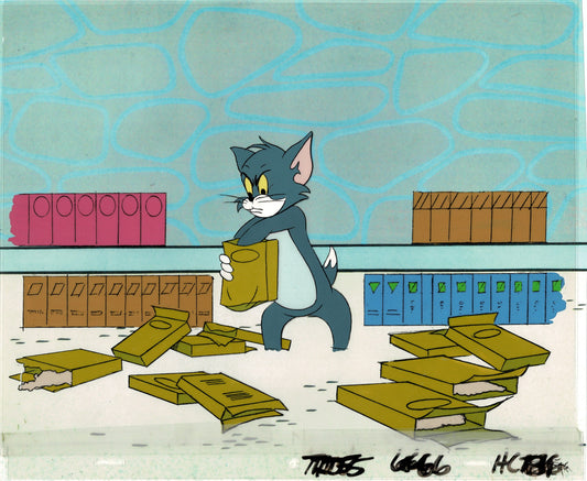 Tom & Jerry Cartoon Cels Prop Animation n Drawings Filmation 1980-82 E-st