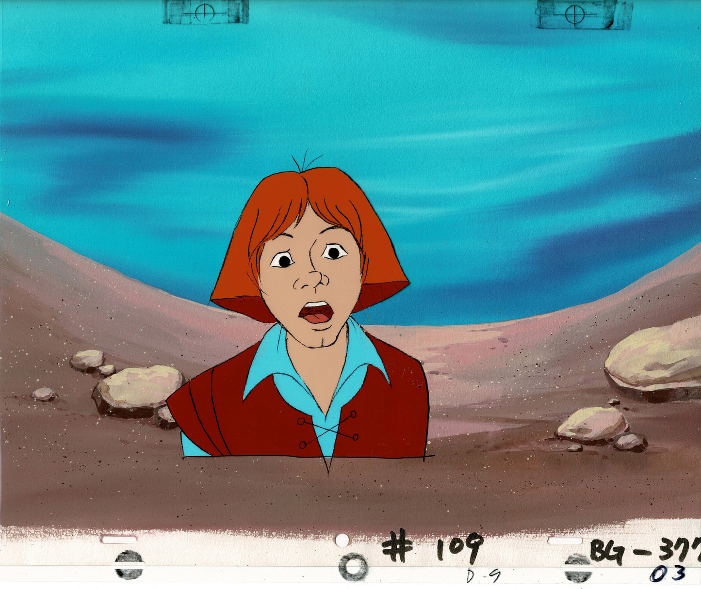 FAERIES Brian Froud 1981 Original Production Animation Cel and Drawing B731