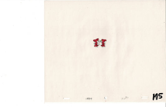 Smurfs Smoogle Grp of 8 Original Production Animation Cels Hanna Barbera 1980s