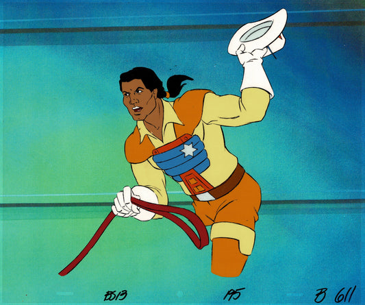 Bravestarr Animation Cartoon Production Cel Used Onscreen from Filmation 1987-8 A-B611