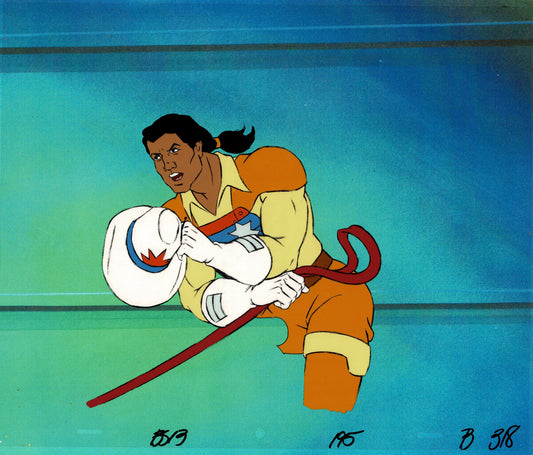 Bravestarr Animation Cartoon Production Cel Used Onscreen from Filmation 1987-8 A-B318