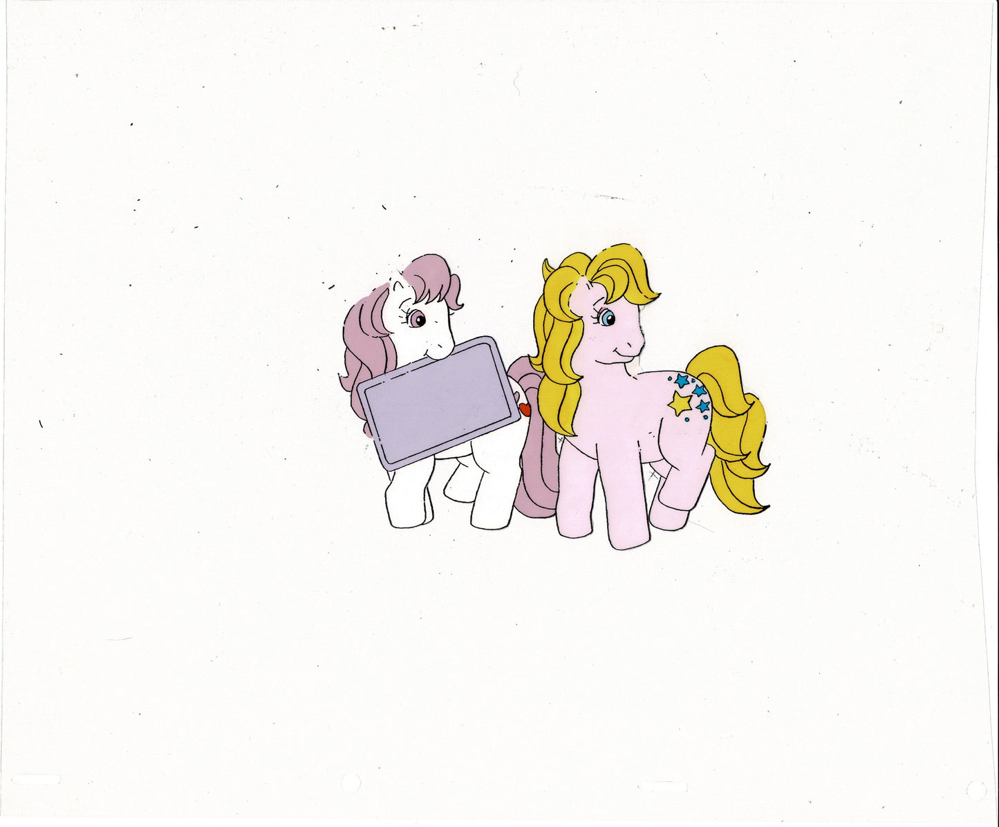 My Little Pony 14 Cels and Drawings Production Animation Art Hasbro Sunbow 1980 or 90s