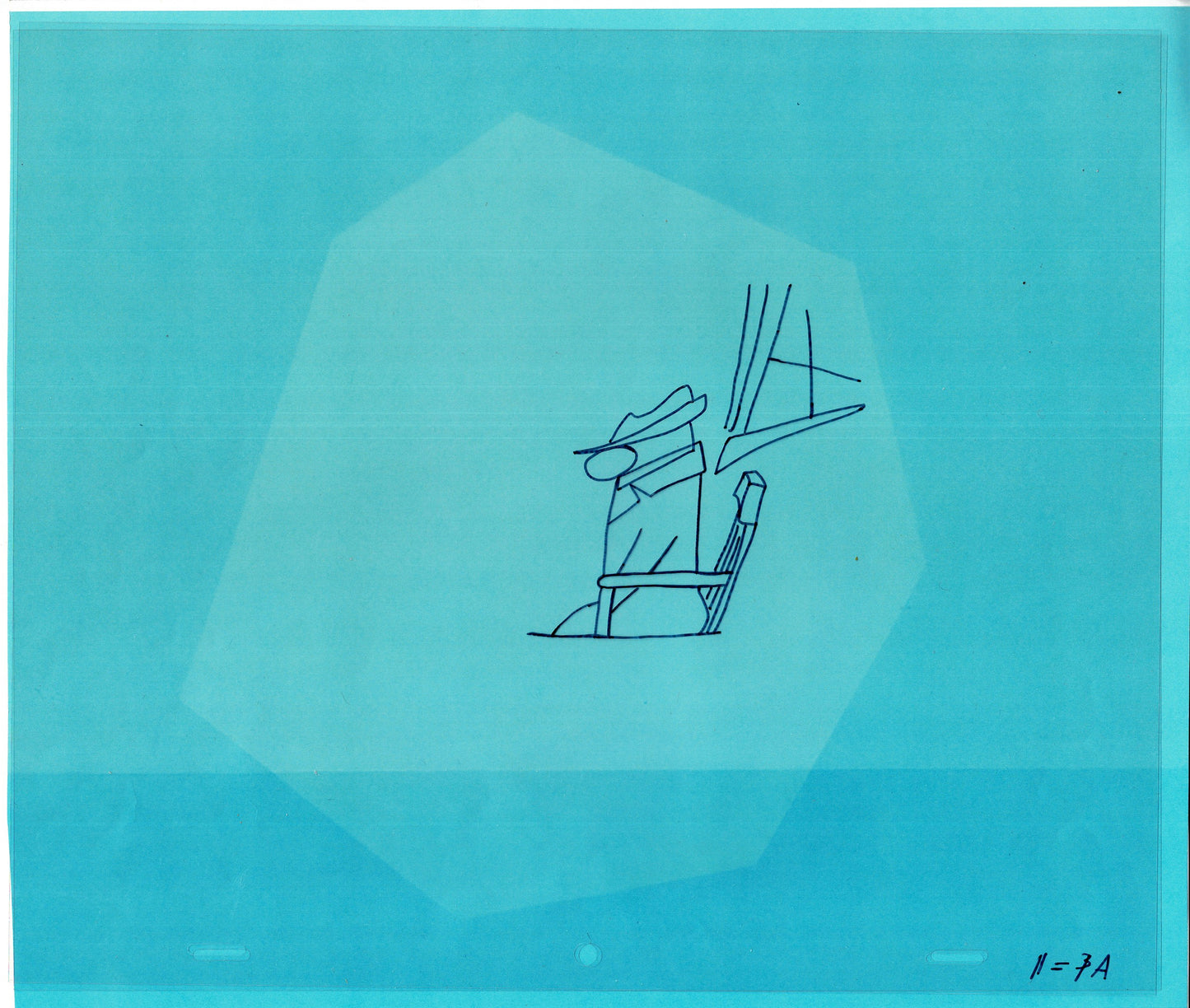 Sesame Street Group of 3 Cels Detective Snake Production Cartoon The Coil Case Ivanick 1989 nd3