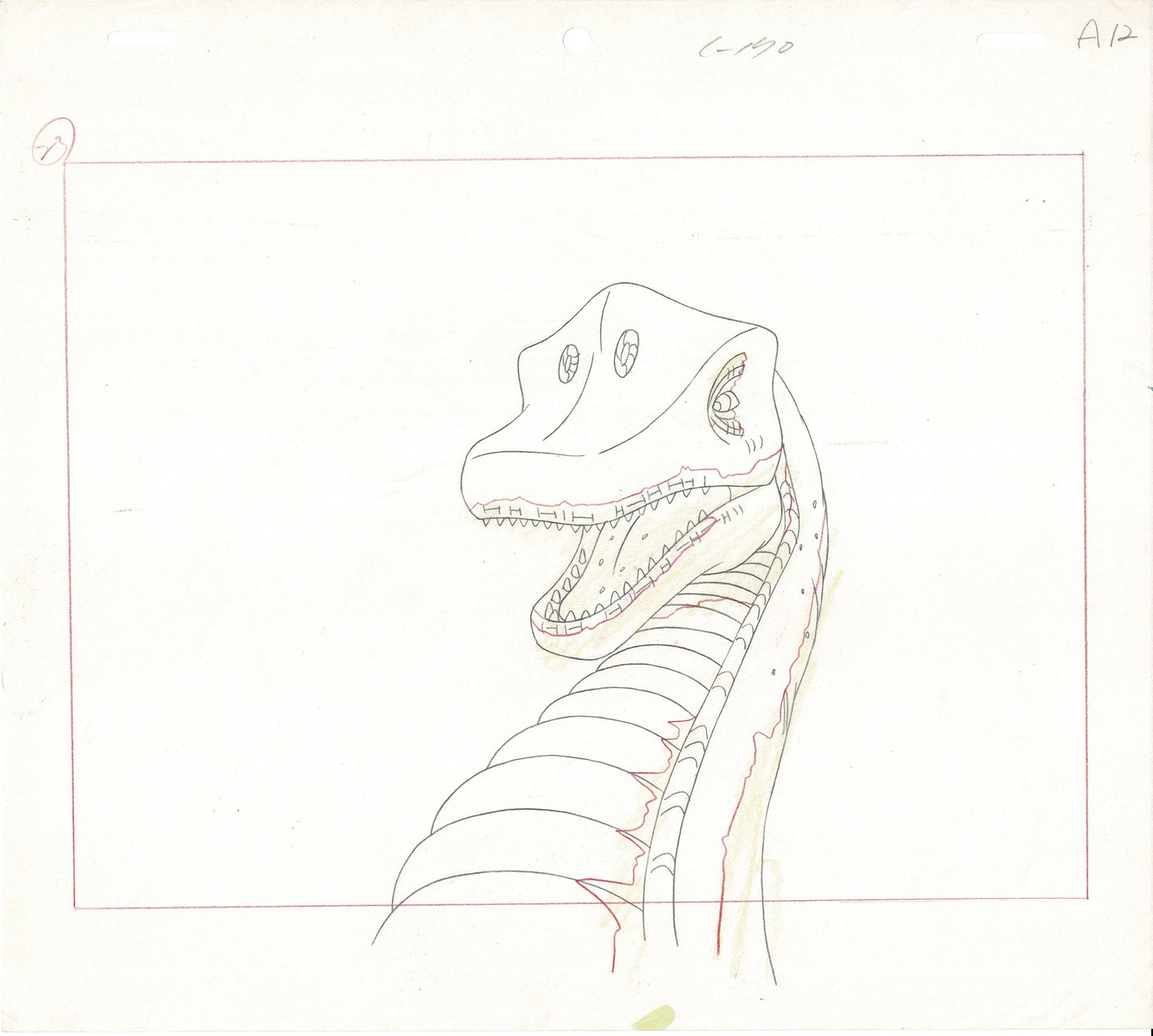 Cadillacs Dinosaurs Hannah Dundee Animation Art Cel Drawing Nelvana 1993-1994