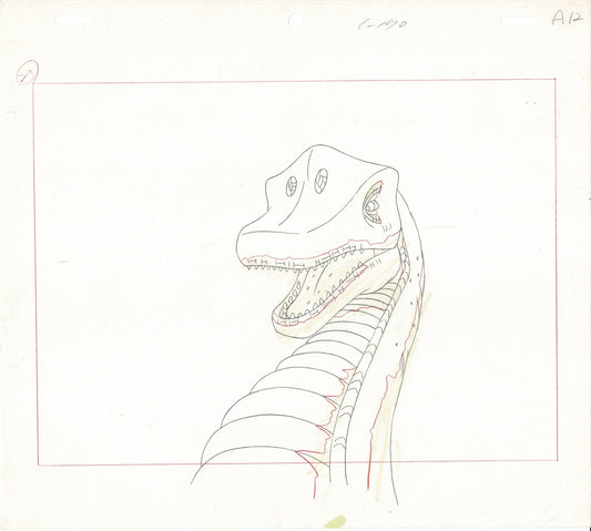 Cadillacs Dinosaurs Hannah Dundee Animation Art Cel Drawing Nelvana 1993-1994
