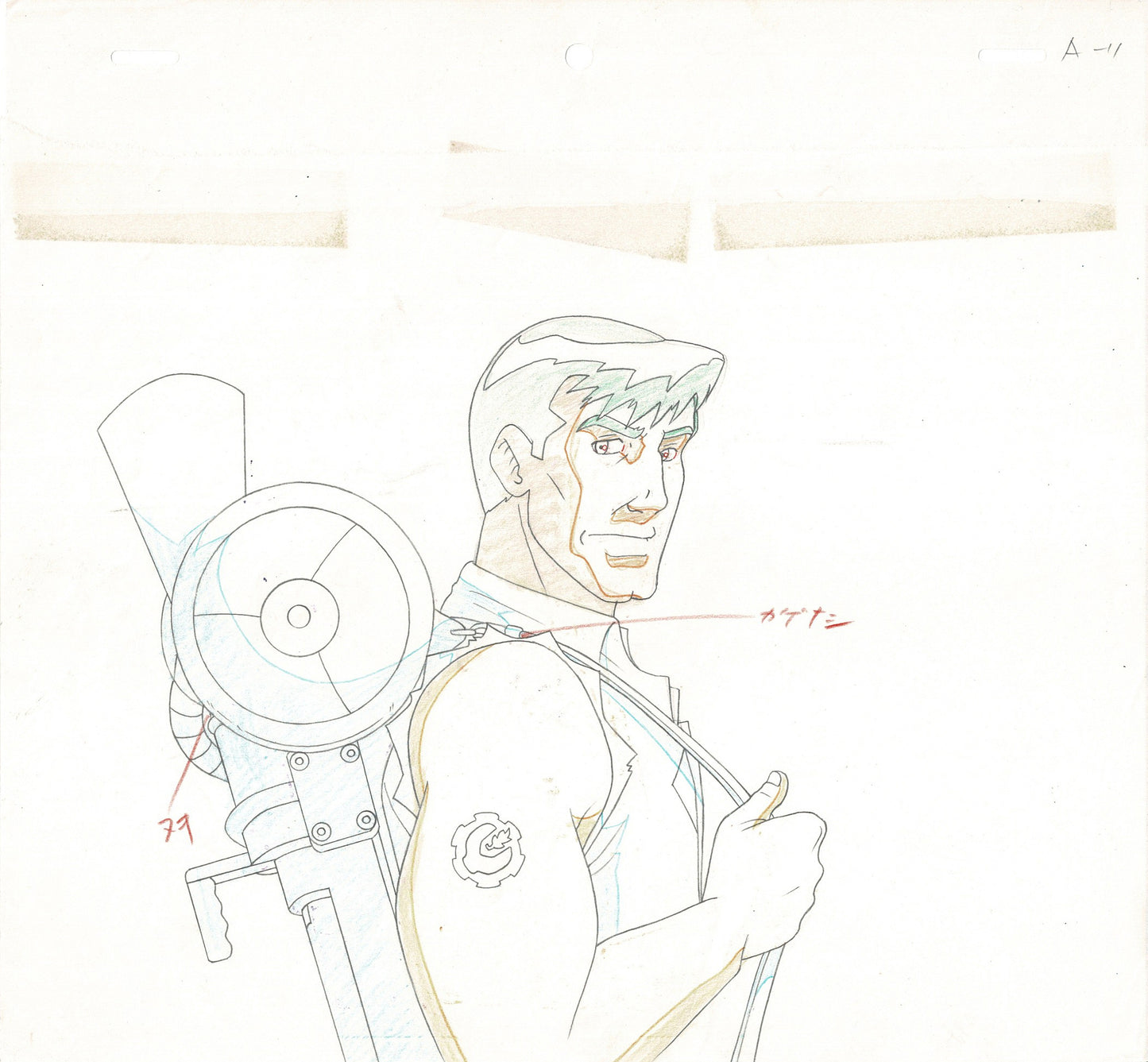 Cadillacs Dinosaurs Hannah Dundee Animation Art Cel Drawing Nelvana 1993-1994