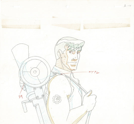 Cadillacs Dinosaurs Hannah Dundee Animation Art Cel Drawing Nelvana 1993-1994