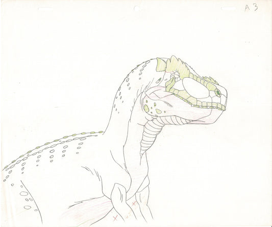 Cadillacs Dinosaurs Hannah Dundee Animation Art Cel Drawing Nelvana 1993-1994