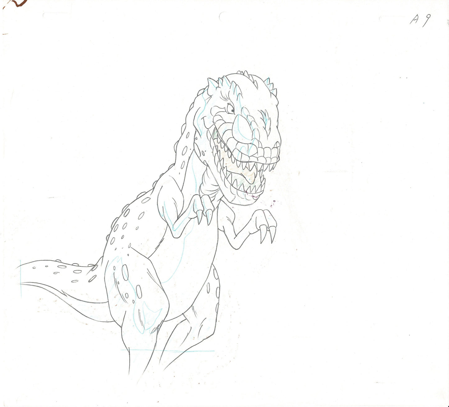 Cadillacs Dinosaurs Hannah Dundee Animation Art Cel Drawing Nelvana 1993-1994