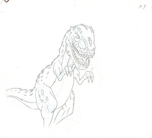 Cadillacs Dinosaurs Hannah Dundee Animation Art Cel Drawing Nelvana 1993-1994