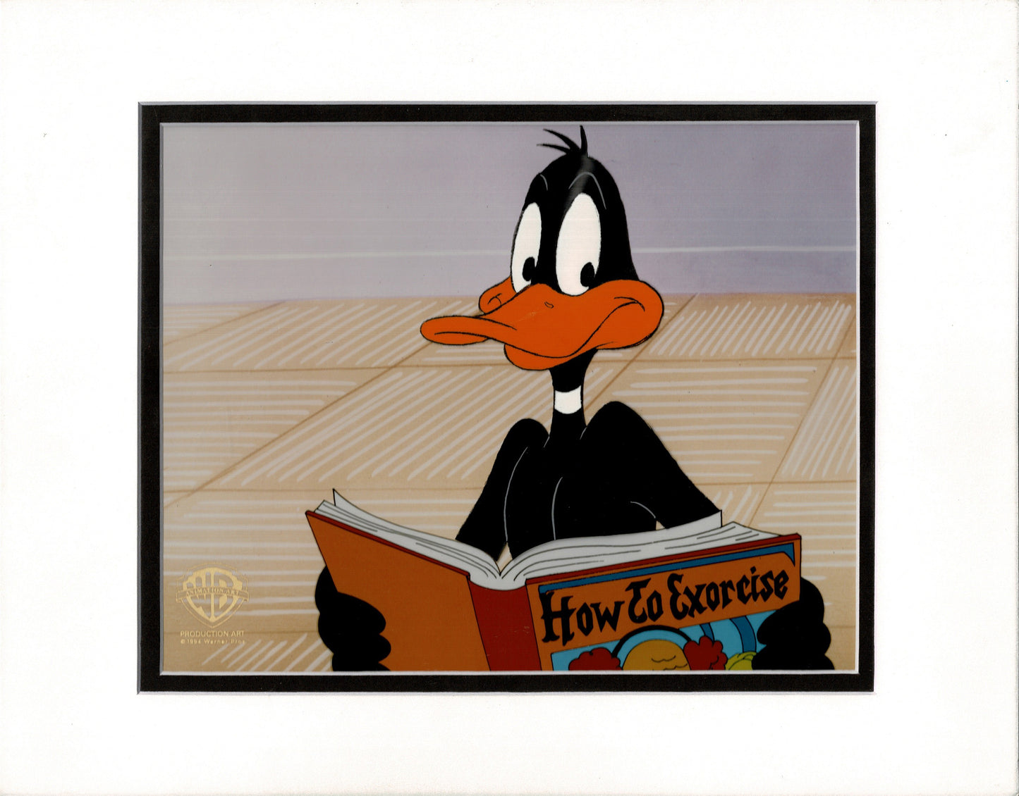 Daffy Duck Looney Tunes Quackbusters Animation Cel Warner Bros 1988 C-KO