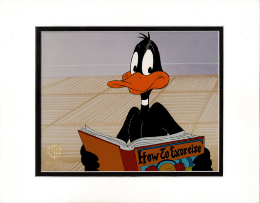 Daffy Duck Looney Tunes Quackbusters Animation Cel Warner Bros 1988 C-KO