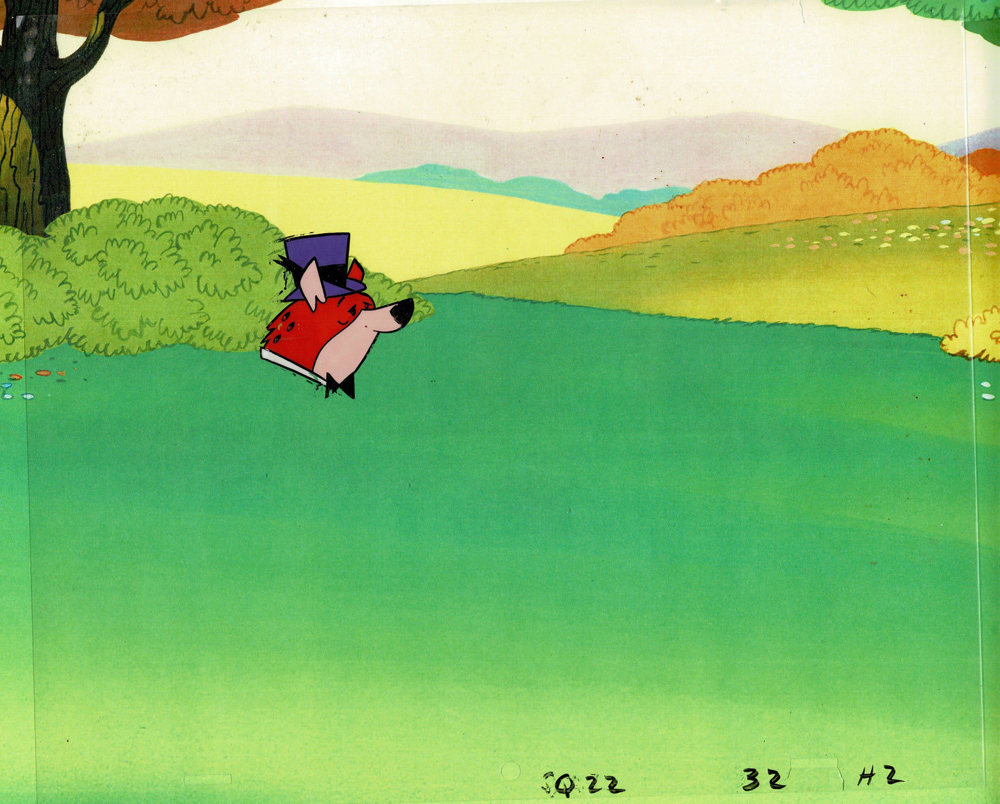Lippy the Lion Hardy Har Har 1960s Production Animation Cel Hanna Barbera A-H2b