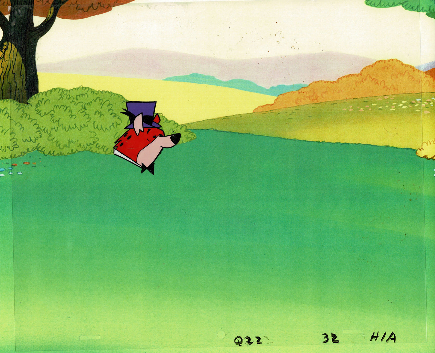 Lippy the Lion Hardy Har Har 1960s Production Animation Cel Hanna Barbera A-H1Ab