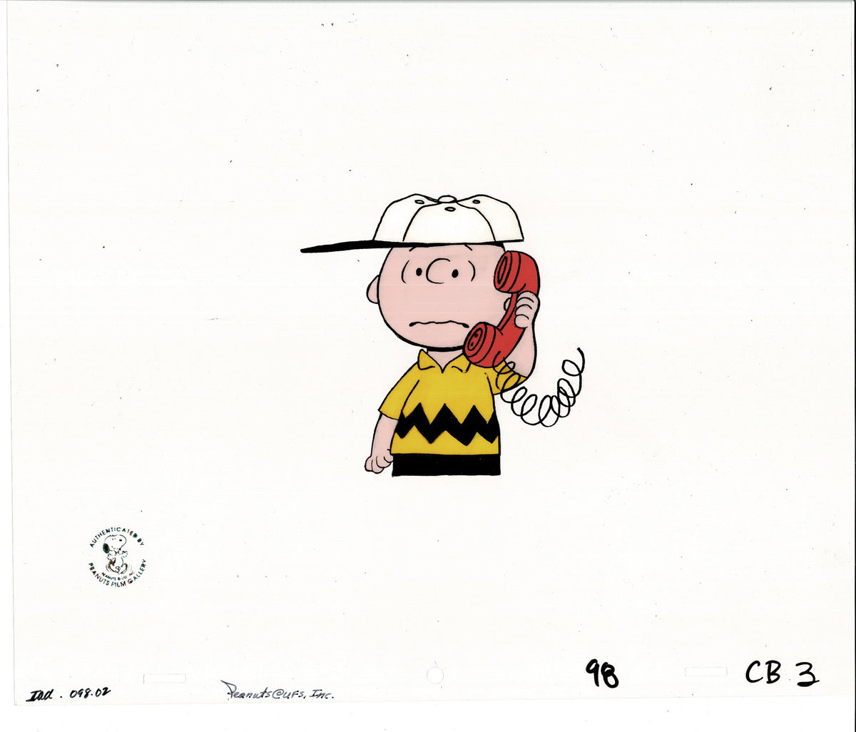 Arbor Day Charlie Brown Peanuts Production Animation Cel 1973 from Charles Schulz Melendez Studio 9802