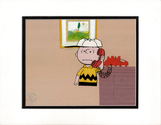 Arbor Day Charlie Brown Peanuts Production Animation Cel 1973 from Charles Schulz Melendez Studio 9802