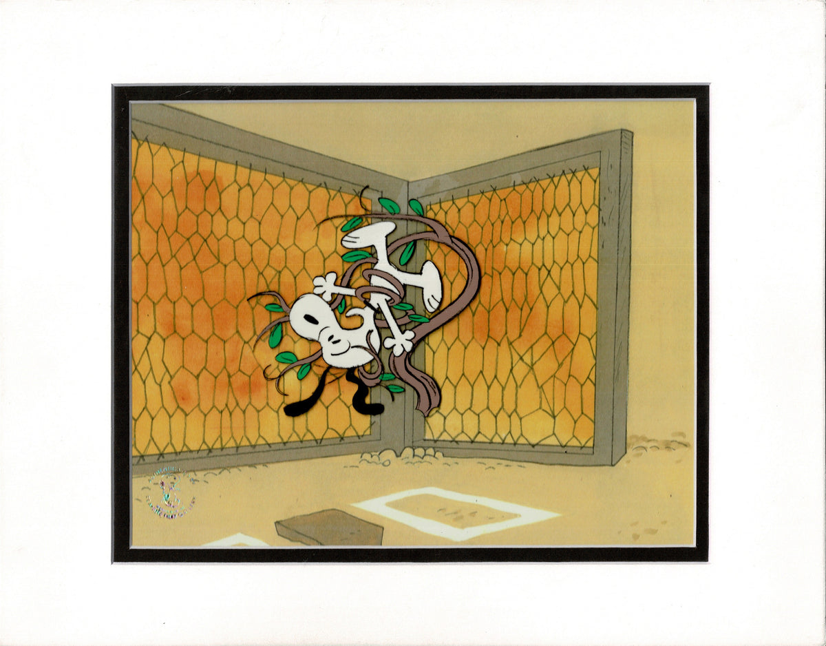 Snoopy Arbor Day Charlie Brown Peanuts Production Animation SET of Three (3) Cels 1973 from Charles Schulz Melendez Studio a3