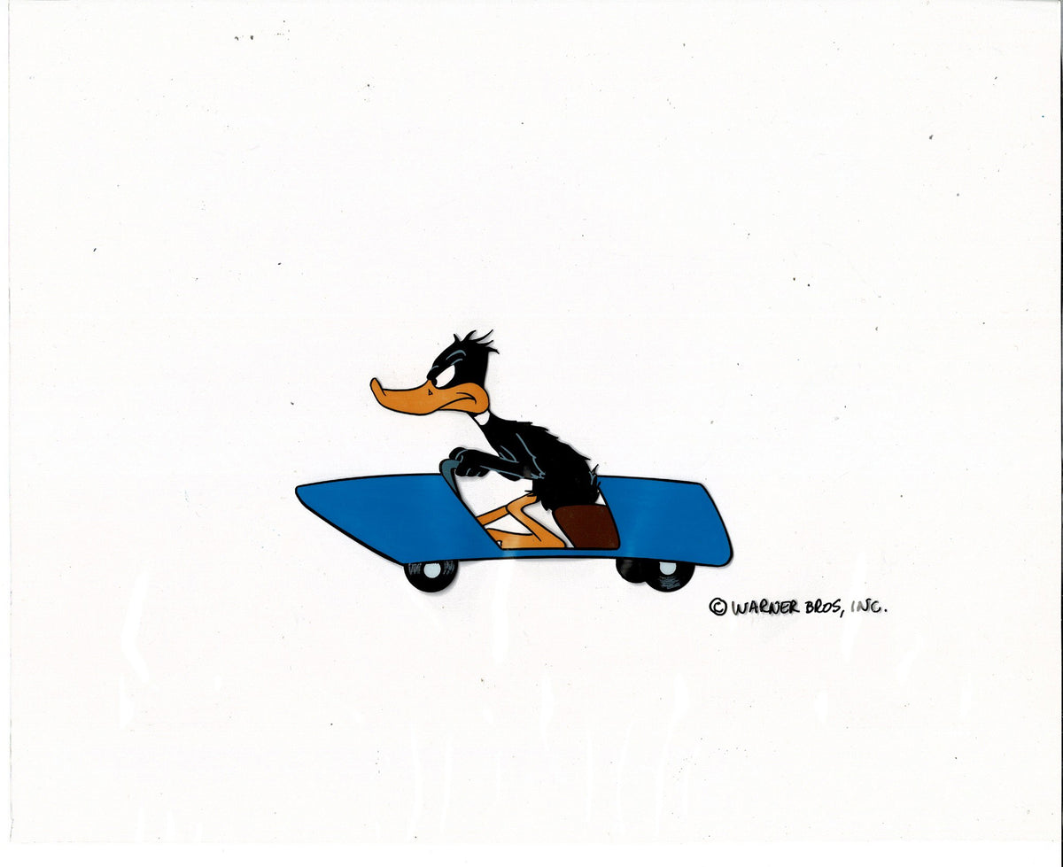 Daffy Duck Looney Tunes Animation Cel Trimmed Warner Brothers 1950s/60s? C-SR