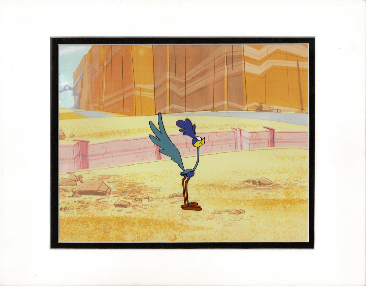 Road Runner Looney Tunes Animation Cel Trimmed Warner Brothers 1950s/60s? C-SR