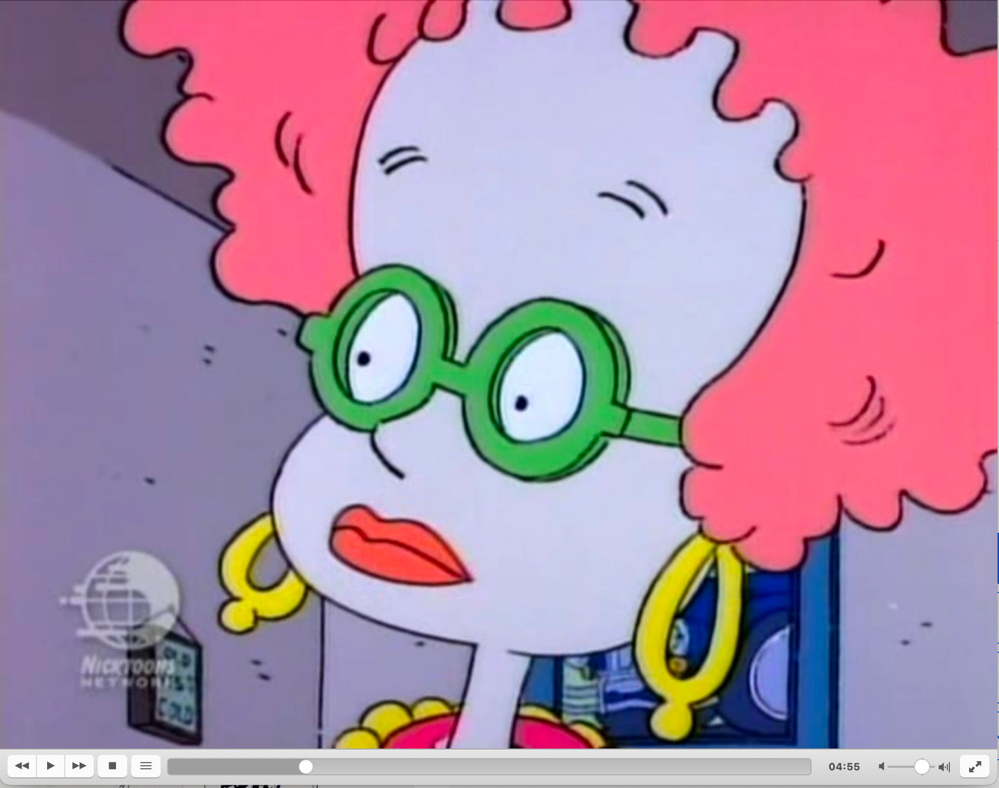 Rugrats Original Production Cel with OBG Original background and drawings! of Didi Pickles Nickelodeon 1993