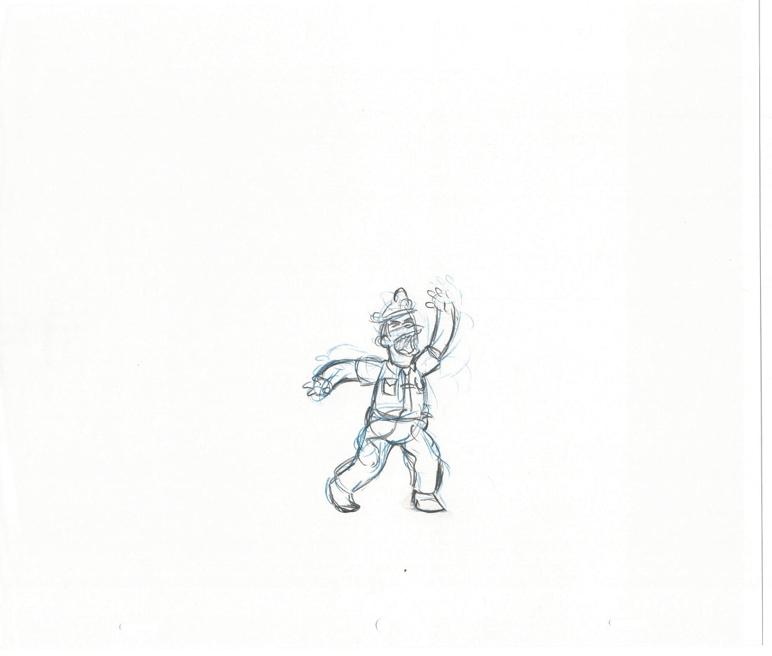 Simsons Factory Drawing The Simpsons Original Production Animation Cel Drawing Fox from the Ea ...