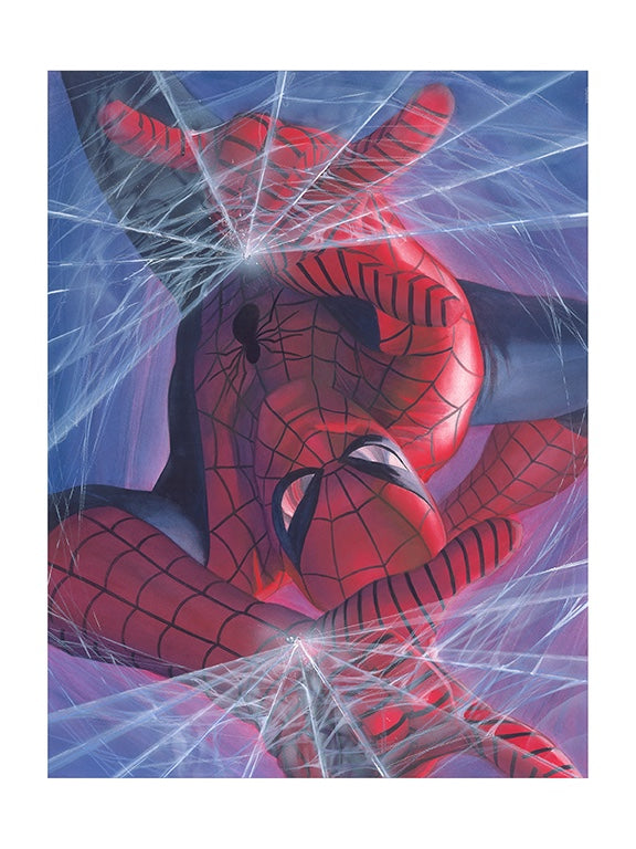 Marvelocity Spider-Man Alex Ross Signed DC NYCC 2025 Exclusive Print on Paper Limited Edition of 75 Regular Edition