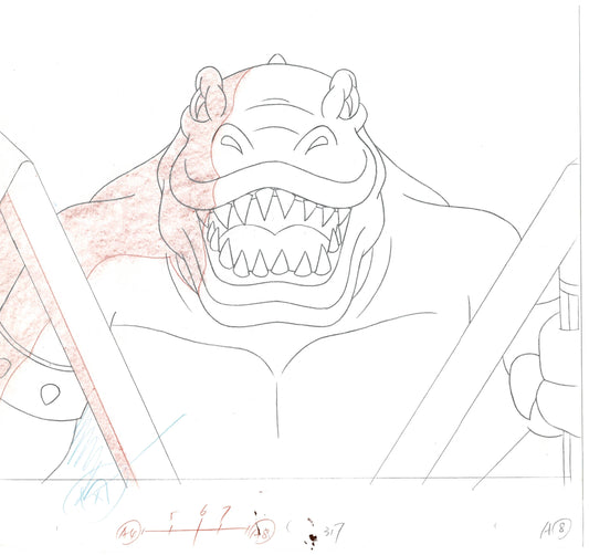 Street Sharks DIC Production Animation Cel Drawing 1994-1997 B-8