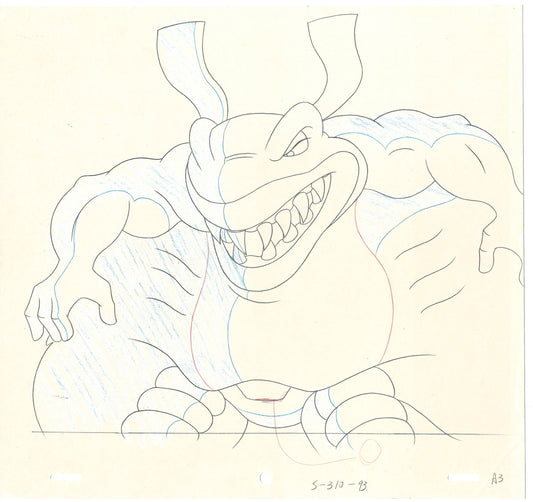 Street Sharks DIC Production Animation Cel Drawing 1994-1997 B-37