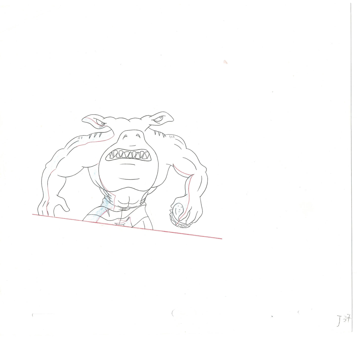 Street Sharks DIC Production Animation Cel Drawing 1994-1997 B-39