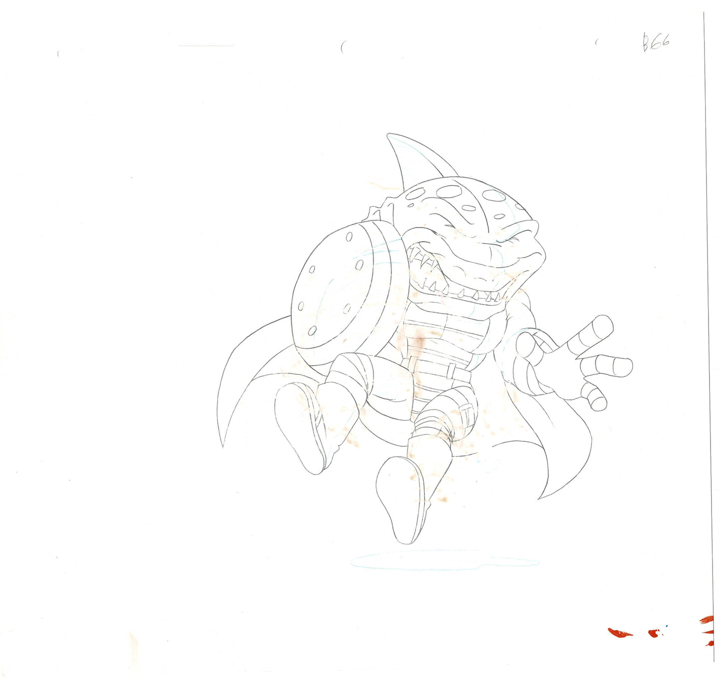 Street Sharks DIC Production Animation Cel Drawing 1994-1997 B-42