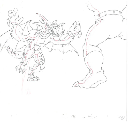 Street Sharks DIC Production Animation Cel Drawing 1994-1997 B-52