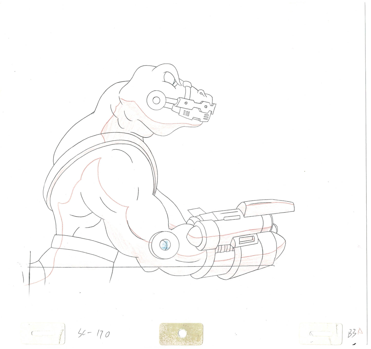 Street Sharks DIC Production Animation Cel Drawing 1994-1997 B-59