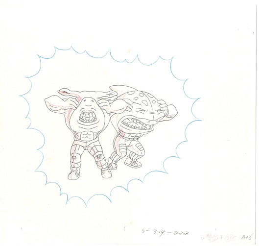 Street Sharks DIC Production Animation Cel Drawing 1994-1997 B-67